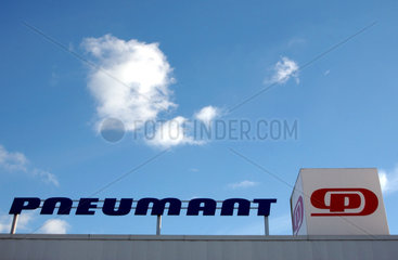 Schriftzug und Logo des Reifenherstellers Pneumant