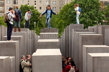 Berlin  Mahnmal fuer die ermordeten Juden Europas