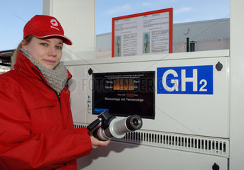 Berlin  Wasserstofftankstelle Total