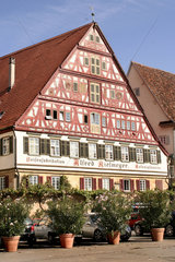 Das Historische Kielmeyerhaus am Marktplatz in Esslingen