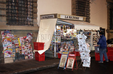 Zeitungsstand in Florenz