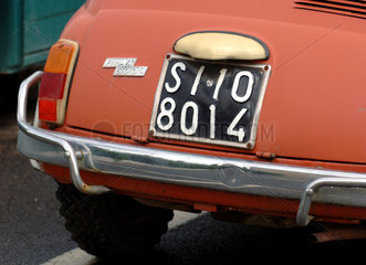 Toskana  Roter Fiat 500