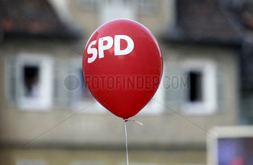 Roter SPD-Luftballon