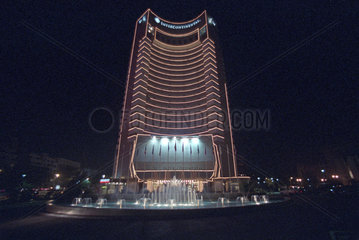 Hotel InterContinental in Bukarest bei Nacht