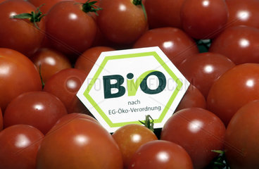 Tomaten mit Bio-Siegel