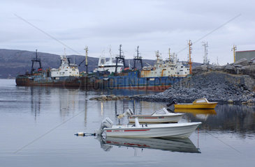Der Hafen von Kirkenes (Norwegen)
