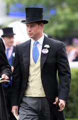 Ascot  Grossbritannien  Prince Harry of Wales  Sohn von Prince Charles und Lady Diana