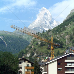 Zermatt - Baukran