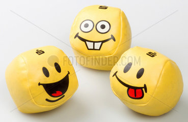 Spielzeug mit Smiley-Gesichtern