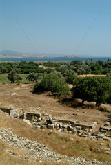 Tuerkei  Ruinen der antiken Stadt Ephesus