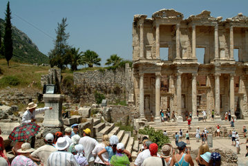 Tuerkei  die Celsus Bibliothek