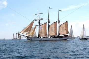 Kiel  ein Segelschiff auf der Kieler Woche 2005