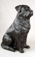 Wertheim  die Skulptur -Rottweiler- von Ottmar Hoerl