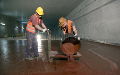 Baustelle Tunnel Tegel