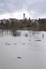 Riedlingen  Hochwasser der Donau: Der Pegel des Flusses steigt