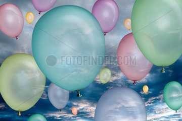 Berlin  bunte Luftballons