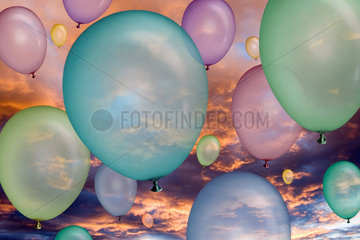 Berlin  bunte Luftballons