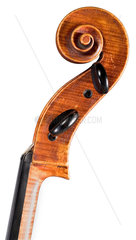Berlin  Detailansicht des Wirbels eines Cellos