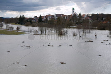 Riedlingen  Hochwasser der Donau: Der Pegel des Flusses steigt