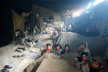 Kabul  Afghanistan  Fluechtlingsleben