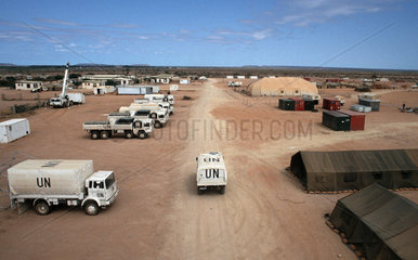 Bundeswehrlager Belet Huen in Somalia