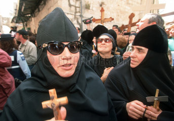 Christlich orthodoxes Osterfest in Jerusalem
