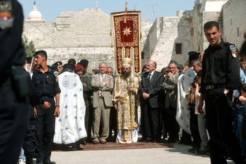 Christlich orthodoxe Araber feiern Ostern in Bethlehem