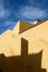 Im Stil eines Spanischen Dorfes gebaute Hotelanlage  Teneriffa
