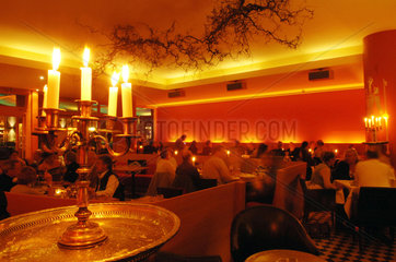 Kerzenleuchter in einem Restaurant  Berlin