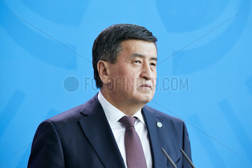 Berlin  Deutschland - Sooronbaj Jeenbekov  Praesident der Kirgisischen Republik.