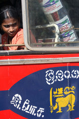 Batticaloa  Sri Lanka  Resettlement von IDPs mit Bussen
