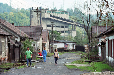 Arbeitersiedlung im rumaenischen Kohlerevier