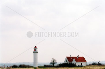 Leuchtturm auf Fuenen  Daenemark