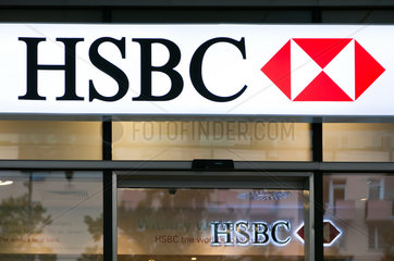 Warschau  Polen  Filiale der HSBC Bank