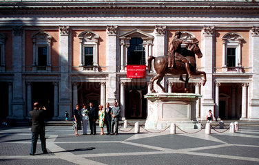 Rom  das Palazzo dei Conservatori auf dem Kapitol