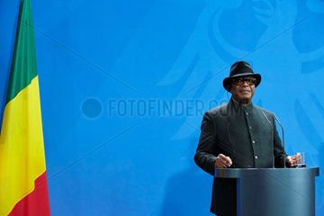 Berlin  Deutschland - Der Staatspraesident der Republik Mali Ibrahim Boubacar Keita.