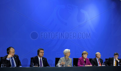 Yong Kim + Lagarde + Merkel + Gurria + Ryder