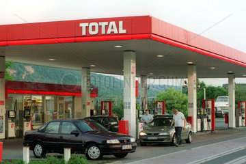 Total-Tankstelle in Wasserbillig  Luxemburg