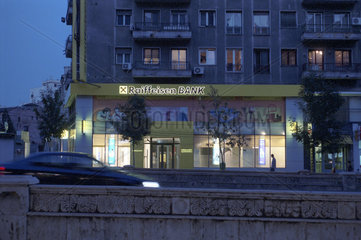 Filiale der Raiffeisen Bank in Bukarest