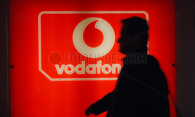 Stahnsdorf  Deutschland  Vodafone-Logo im Konzern
