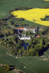 Luftbild von Schloss Salzau