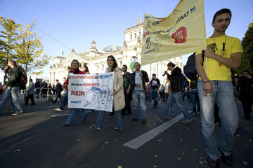 Demonstration gegen Vorratsdatenspeicherung