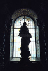 Statue in der barocken Kirche des Heiligen Bischofs Stanislaus (Posener Fara)  Polen