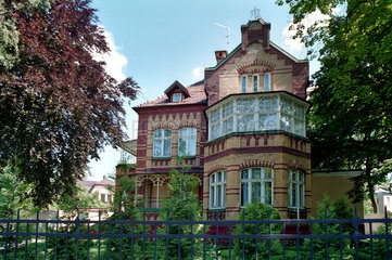Ein Haus aus deutschen Zeiten in Kaliningrad  Russland