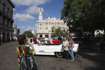 Oldtimers in Havanna Vieja
