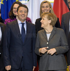 Renzi + Merkel