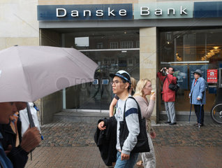 Kopenhagen  Daenemark  Danske Bank-Filiale