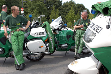Motorradstaffel der Berliner Polizei