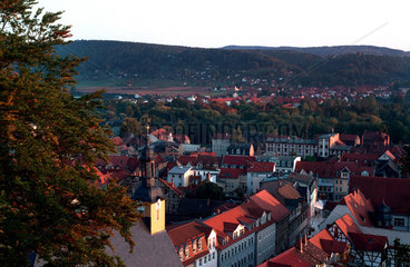 Rudolstadt  Blick auf die Stadt