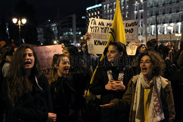 GREECE-ATHENS-INT'L WOMEN'S DAY-DEMONSTRATION